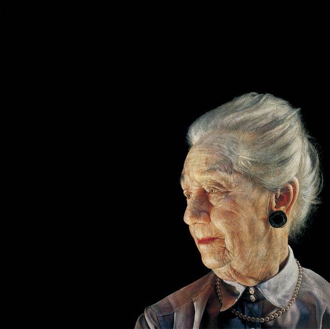 My grandma 2002 71 x 71 cm - Thomas Kluge